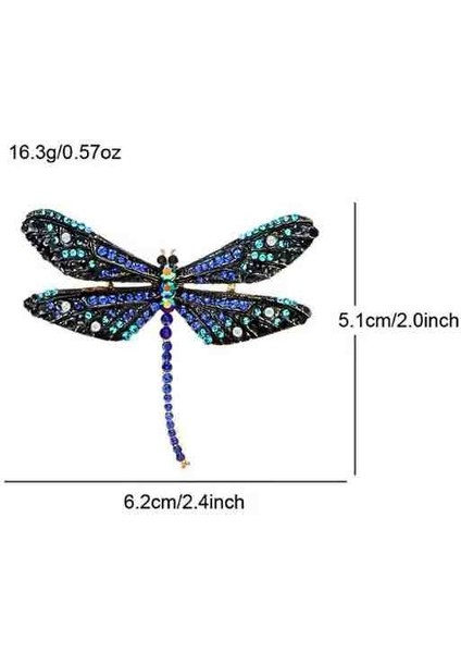 Mavi Taşlı Luna Yusufcuk Broş modelleri