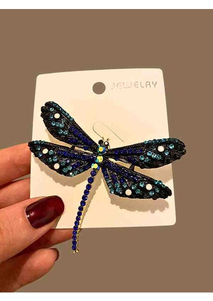 Mavi Taşlı Luna Yusufcuk Broş fırsatları