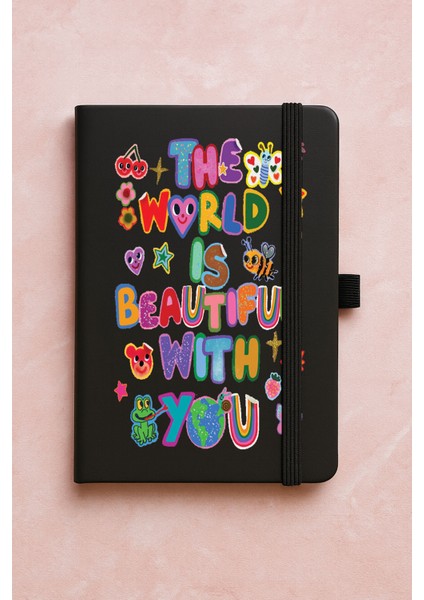 Promosyon Tarihsiz Premium Termo Defter Desenli 192 Yaprak - With You