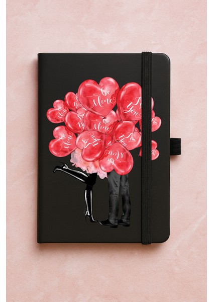 Promosyon Tarihsiz Premium Termo Defter Desenli 192 Yaprak - Sen ve Ben