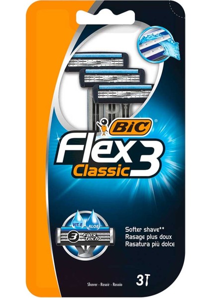 Bıc Flex3 Classic 3'lü Blister 3 Adet