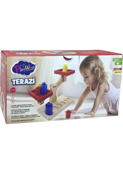 Bfs Kutuda Oyuncak Ahşap Terazi