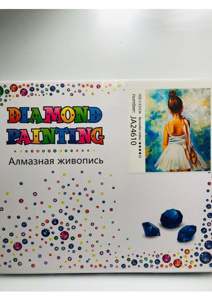 21X25 Çocuklar Için Boncuklu Taşlı Mozaik Elmas Boyama Goblen Pano Tablo Resim Boncuk Puzzle Diamond Painting