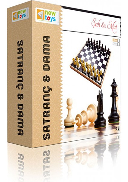 3 Adet Newtoys Satranç ve Dama