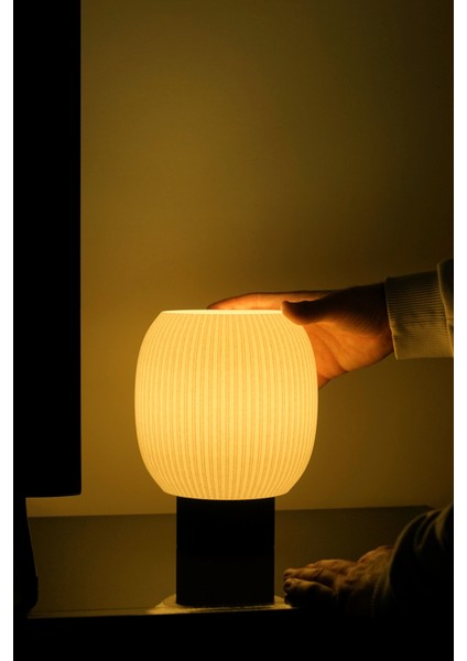 Styline -Modern Masa ve Gece Lambası – Ambiyans Lambası, Dekoratif LED Abajur, E14 Duy