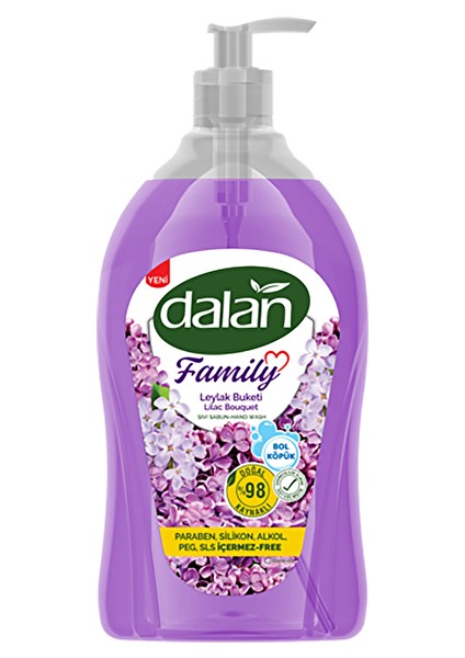 3 Adet Dalan Famıly Sıvı Sabun (400ML)12 Leylak Buketı