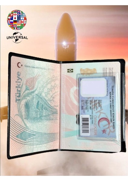 Isim Yazılı Pasaport Kılıfı Desenli Pasaport Kabı Kişiye Özel - Türk Bayrağı fiyatları