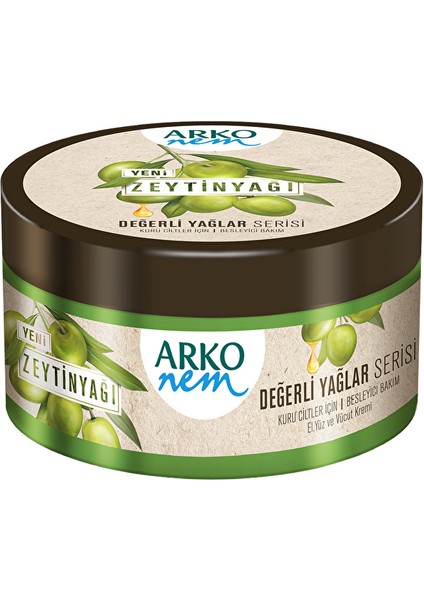 4 Adet Arko Nem Krem Zeytinyağı 250 ml