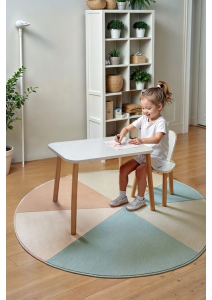 2 Adet Bee Smart Naturel 1 Sandalyeli Masa Set