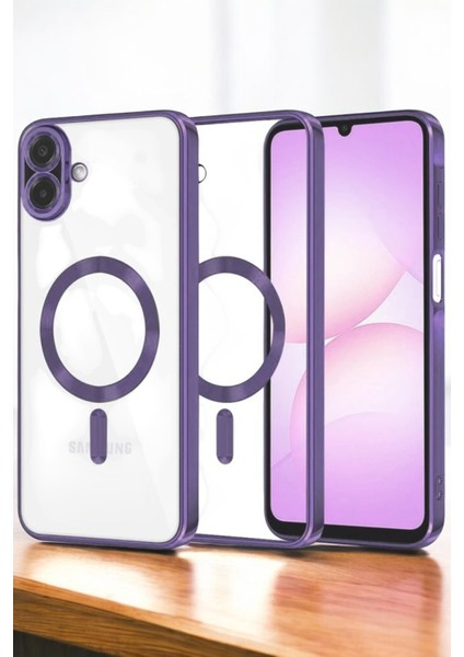 Samsung Galaxy A07 Kılıf Kamera Korumalı Sararma Yapmaz Magsafe Şarj Özellikli A++ Kalite Kapak