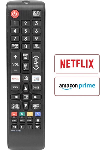 Netflix - Prime Video Tuşlu LCD LED Tv Kumanda