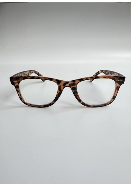 Wayfarer Leopar Desenli Mavi Işık Korumalı Optik Uyumlu Koruma Gözlüğü fırsatları