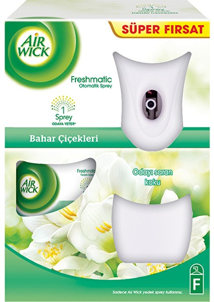 3 Adet Air Wick Oda Kokusu Fresh Kit + Yedek Bahar Çiçeği