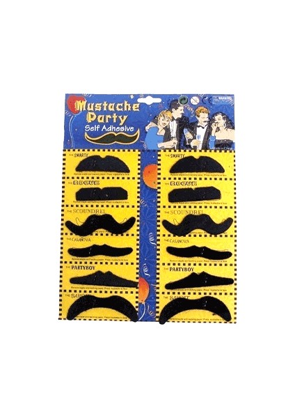 Takma Bıyık Seti (12 Adet) fırsatları