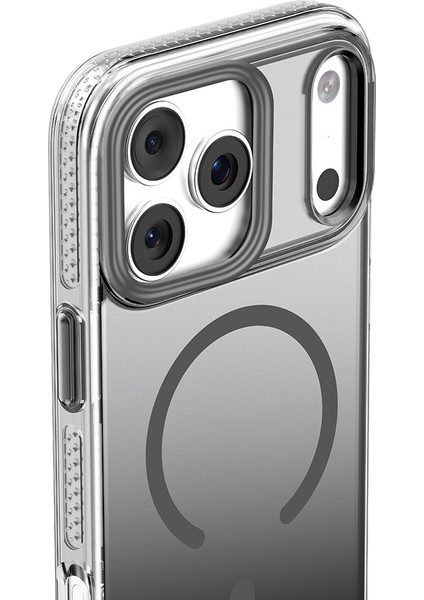 iPhone 17 Pro Max Uyumlu Kılıf M-Safeli Sararmaya Karşı Dayanıklı Mutural Icesense Serisi Kapak Gri fiyatları