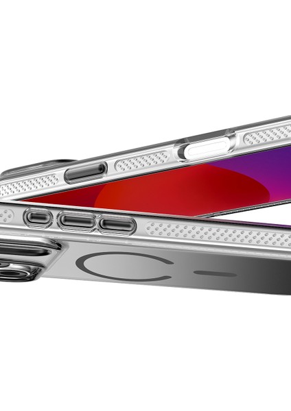 iPhone 17 Pro Max Uyumlu Kılıf M-Safeli Sararmaya Karşı Dayanıklı Mutural Icesense Serisi Kapak Gri modelleri