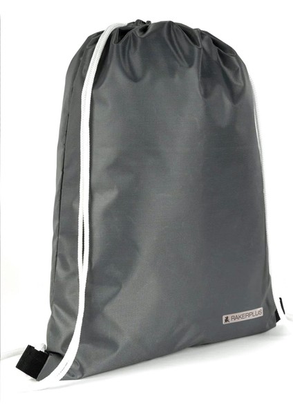 Antrasit 32X45 cm Su Geçirmez Büzgülü Krampon ve Spor Çantası