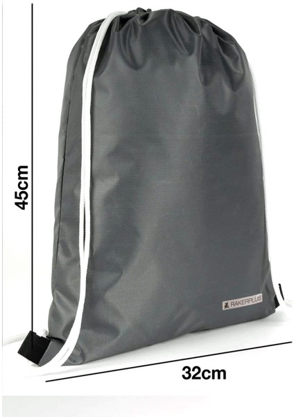 Antrasit 32X45 cm Su Geçirmez Büzgülü Krampon ve Spor Çantası fırsatları