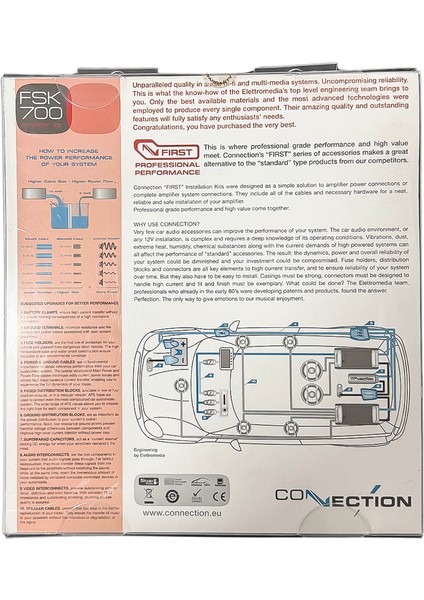 FSK700 4 Awg Ses Sistemi Kablo Kiti