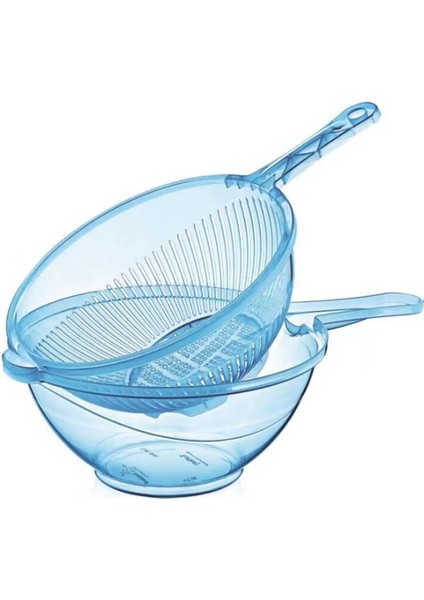 Yuvarlak Çiftli Süzgeç Şeffaf ROYALEKS-ÇNK1501