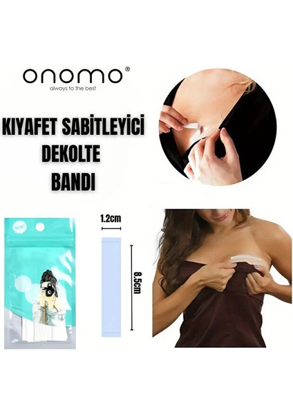 Şeffaf Elbise Sabitleyici Dekolte Kıyafet Sabitleme Bandı Elbise Kaydırmaz 36 Adet fiyatları