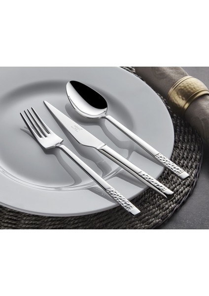 Diamond Sade 60 Parça Bıçaksız 12 Kişilik Çatal Kaşık Seti 304 - 18/10 Paslanmaz Çelik fiyatları