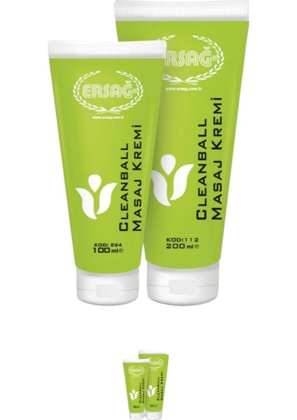 Masaj Kremi 200 ml ve 100 ml (Ikili Set)
