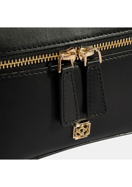 Kadın Siyah Mini Deri El Çantası indirimleri