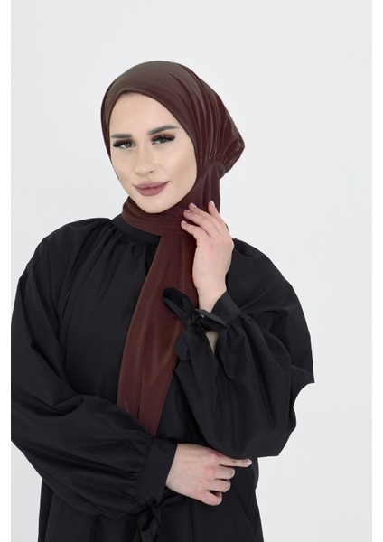 Kahve Pratik Hazır Geçmeli Tesettür Bone Sandy Boyunluklu Çıtçıtlı 2505_14 indirimleri