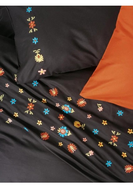 Cotton Box Brode Ranforce Çift Kişilik Nevresim Takımı Liker Kiremit fiyatları