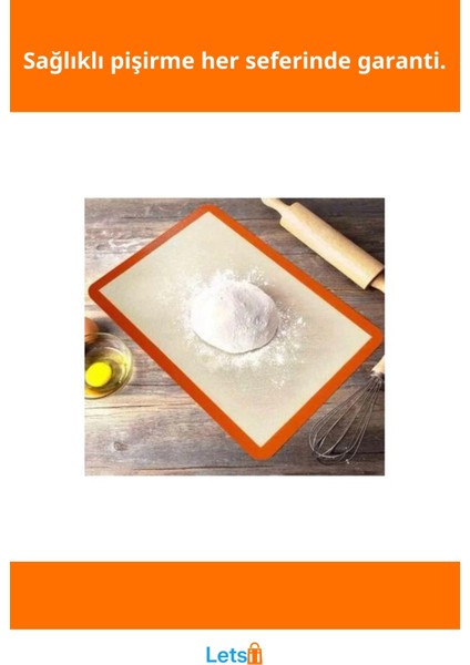 Silikon Yanmaz Yapışmaz Pişirme Matı 30X40 cm fiyatları