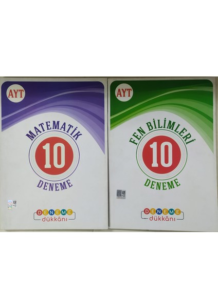 Deneme Dükkanı Ayt Matematik+Fen Bilimleri 10 Deneme