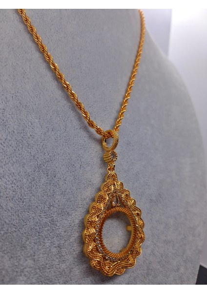 Altın Kaplama Çeyreklik Çerçeve Kolye fiyatları