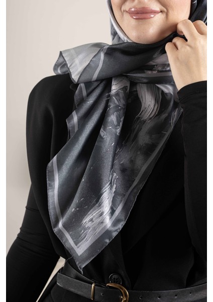 Dijital Kristal Desenli Eşarp 95x95 – Pastel Desen-3 fırsatları