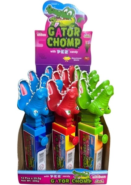 Oyuncaklı Şeker Gator Chomp 25,5 Gr. 1 Adet