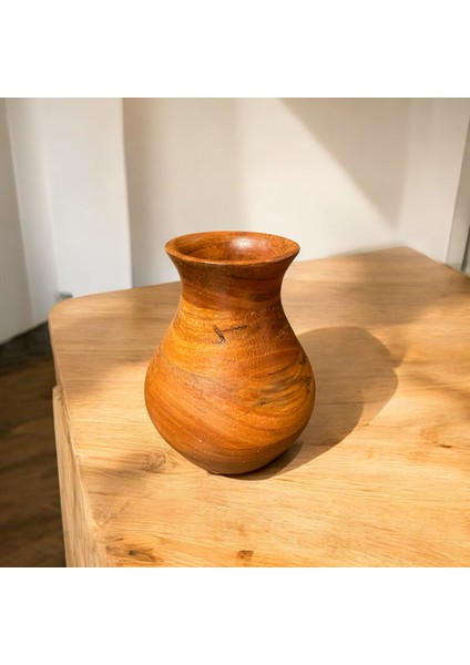 🍒 El Yapımı Kiraz Ağacından Ahşap Vazo modelleri