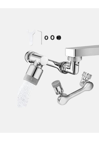 Buğz 1080 Derece Musluk Aparatı – Tüm Lavabolara Uygun Esnek Başlık ve Su Akış Kontrolü indirimleri