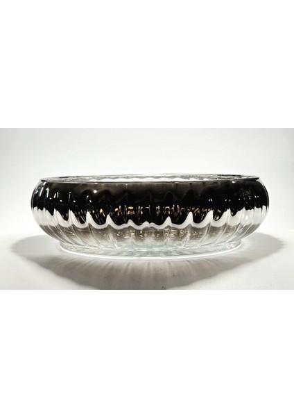 El Yapımı Titanyum Kaplama Silver Renk Dekoratif Sunumluk Meyvelik Kase fiyatları