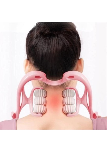 Çok Fonksiyonlu Manuel Altı Tekerlekli Boyun Masaj Aleti