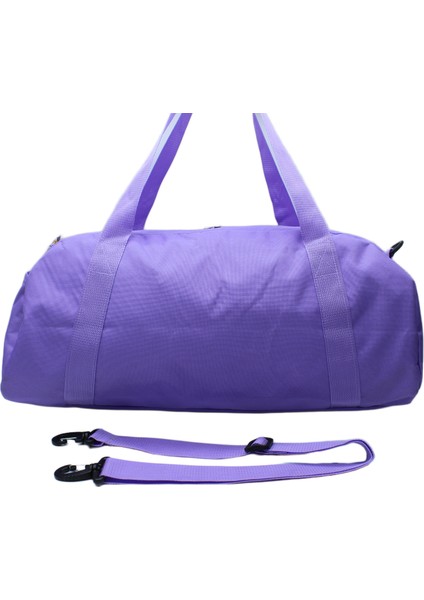 Lila Renk Suya Dayanıklı Kumaş Seyahat Spor Gym ve Fitness Çantası modelleri