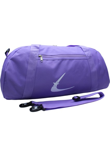 Lila Renk Suya Dayanıklı Kumaş Seyahat Spor Gym ve Fitness Çantası fırsatları