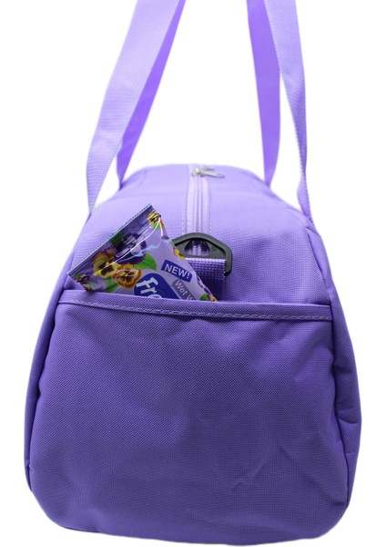 Lila Renk Suya Dayanıklı Kumaş Seyahat Spor Gym ve Fitness Çantası