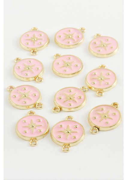 Yıldız Tek Kulplu Mineli Bileklik ve Kolye Ucu Aparatı 1 Adet