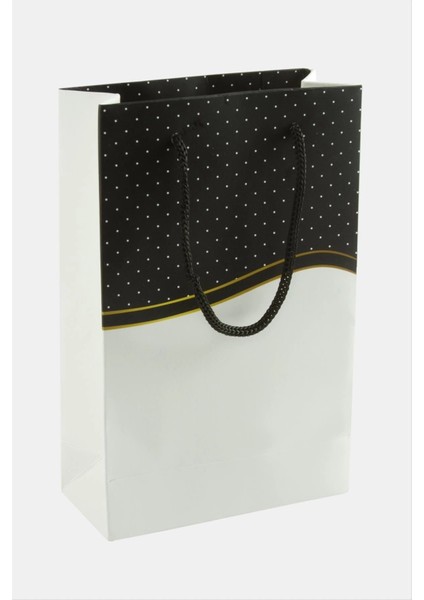 11*17 Benekli Ipli Karton Çanta 1 Adet