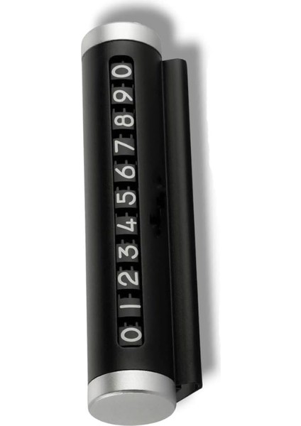 Araç Içi Alüminyum Değiştirilebilen Çevirmeli Park Telefon Numaratörü Siyah fiyatları
