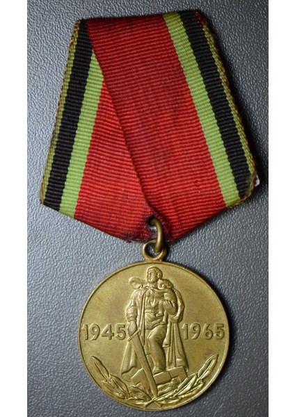 Sovyetler Birliği Orijinal Madalya 1965 Iı. Dünya Savaşı Zaferin 20. Yılı Anısına 1945-65 Orak Çekiç. fiyatları