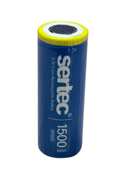 3.7V Li-Ion 18500 1500 Mah 1c Şarjlı Pil