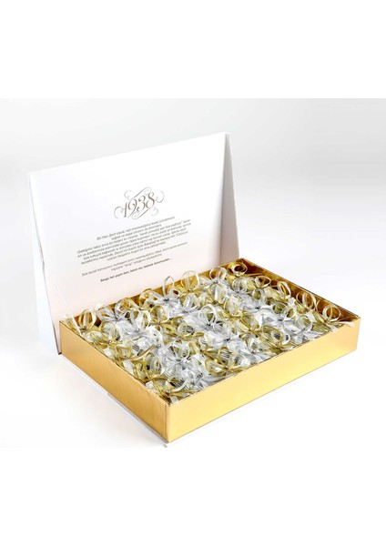 Kutuda Gümüş Altın Tektaş Çikolata Söz Nişan Nikah Düğün Kız Isteme Çikolatası