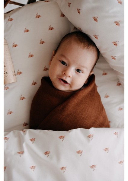 Park Yatak Nevresim Takımı (80X110) | Simple Brown Leaves indirimleri