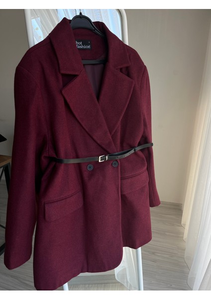 Bordo Kaşe Ceket Elbise fırsatları